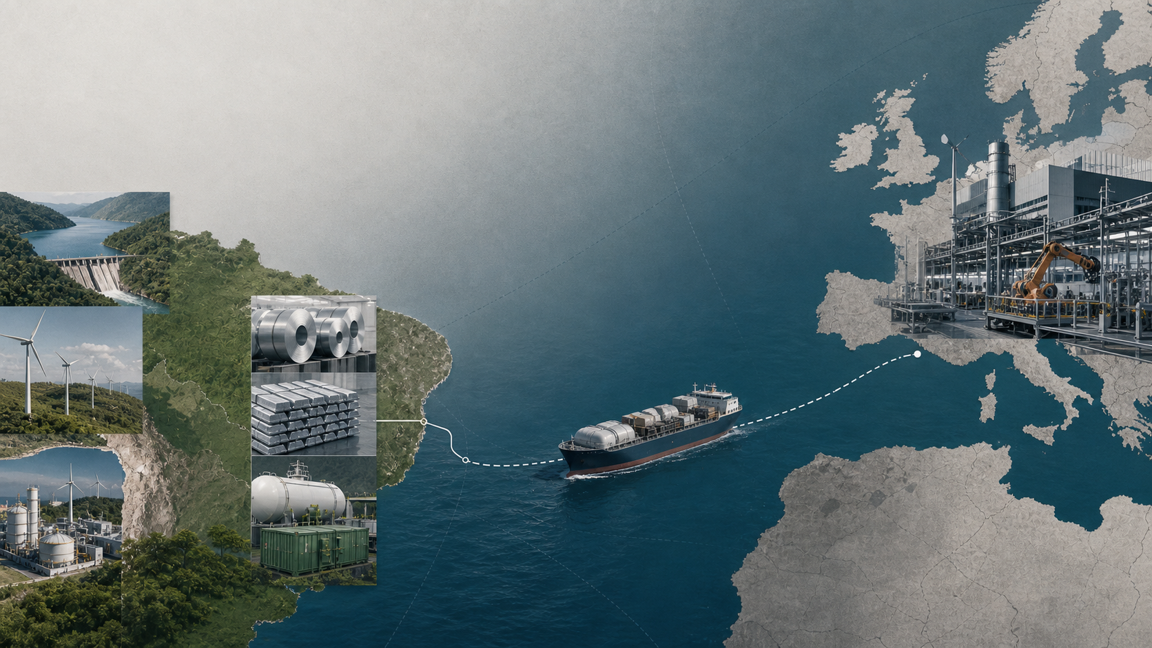 La energía de Sudamérica transformada en aluminio, acero y combustibles que viajan hacia la industria europea